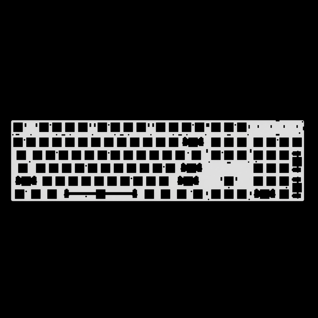 Keychron K10 POM Plate – Keyboard Kustoms