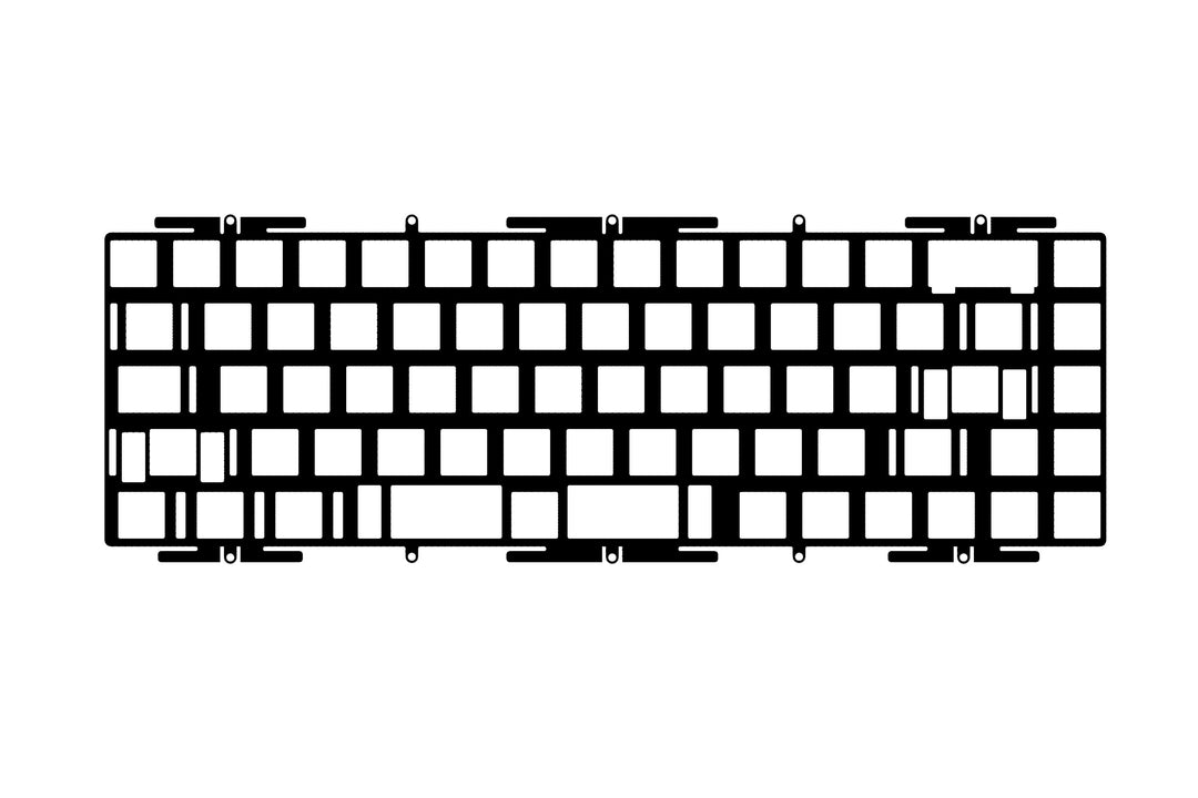 KBDFans Tofu65 2.0 POM Plate