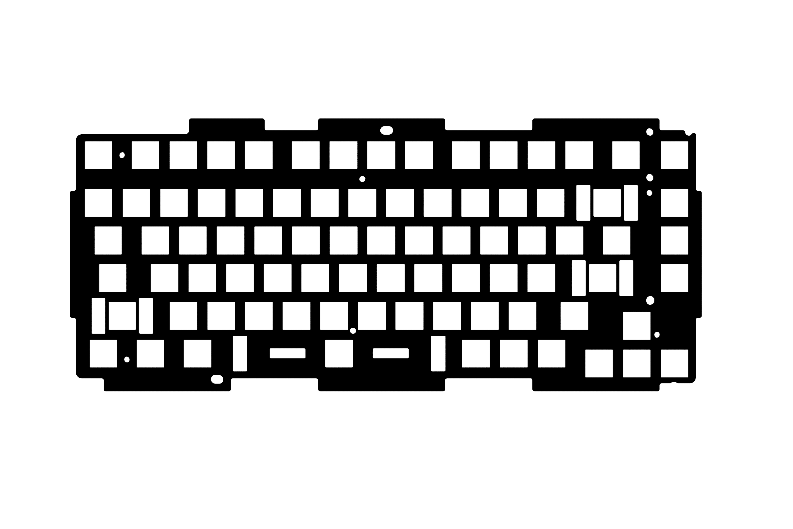 Keychron Q1/Q1 Pro/Q1 MAX POM Plate Keyboard Kustoms